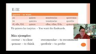 21 StemChanging Verbs [upl. by Esihcoc104]