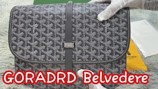 GOYARD BELVEDERE 2023 Closer REVIEW [upl. by Norrehs221]