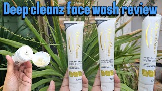 Deep Cleanz Face Wash Review  Dermatologist Tested  Hydrating amp Skin Brightening [upl. by Fife]