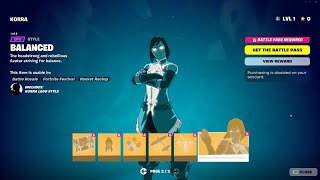 Fortnite All Korra Battle Pass Rewards  Chapter 5 Season 2 [upl. by Danette672]