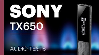 Sony ICDTX650 Dictaphone  Audio Tests  Part 2 [upl. by Lennard893]