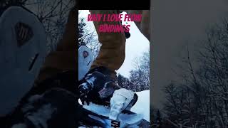 Snowboarding with Flow Bindings is addicting snowboarding snowboardingisfun snowboardingislife [upl. by Melton]