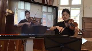 LECLAIR Sonata No1 for 2 violins IAllegro [upl. by Kiyoshi]