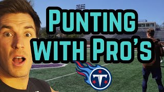 Pro Punting Session  Vandy amp Memphis Football Tour 🏈 Prokick Australia Vlog [upl. by Ahcila]