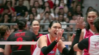 Valdez RETURNS WITH A BANG for Creamline vs Petro Gazz 💥  202425 PVL AllFilipino Conference [upl. by Jessee319]