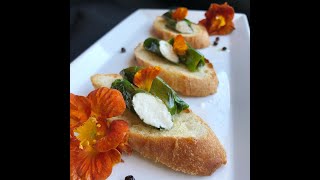 Nasturtium Goat Cheese Cigarillos Cured in Olive Oil [upl. by Ottilie253]