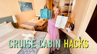 Favorite Cruise Cabin HACKS [upl. by Nehtan]