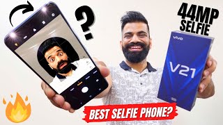 vivo V21 5G Unboxing amp First Look Worlds First 44MP OIS Selfie Smartphone🔥🔥🔥 [upl. by Ronnica]