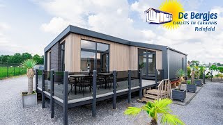 Mobilheimbau  Innovatives Wohnen  Vorstellung des Werks  De Bergjes Reinfeld  Ostsee Chalets [upl. by Anyrtak40]