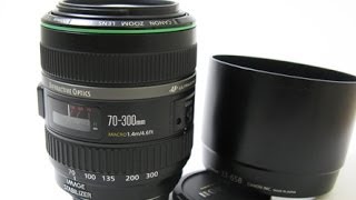 Canon EF70300mmF4556 DO IS USM [upl. by Warila]