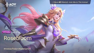 All Skin Preview Diao Chan AOV and Skill [upl. by Ayinat]