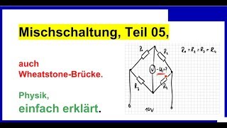 Gemischte Schaltung Mischschaltung Teil 050 rückwärts rechnen [upl. by Lebasile]