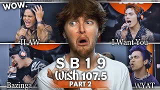 SB19 ON WISH 1075 BUS 2 ILAW I Want You Bazinga WYAT  Vocals Reaction [upl. by Edgerton822]