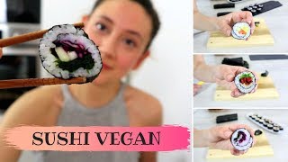 SUSHI FATTO IN CASA  Ricetta semplice e veloce  Sushi vegan senza pesce [upl. by Oilalue]