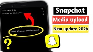 Fix Snapchat Media Upload Problem Media Upload Showing In Snapchat  Remove Snapchat Media Upload [upl. by Edlitam919]