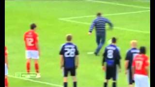 Fan takes penalty and scores [upl. by Irrem127]