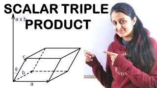 SCALAR TRIPLE PRODUCT OF VECTORS GEOMETRICAL INTERPRETATION AND PROPERTIES [upl. by Neelyam]