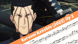 Rurouni Kenshin 2023 Opening 3 Flute [upl. by Kayne]