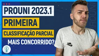 PRIMEIRA PARCIAL PROUNI 20231 MAIS CONCORRIDO [upl. by Agnot]