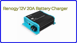 REVIEW 2024 Renogy 12V 20A Battery Charger ESSENTIAL details [upl. by Goulden]