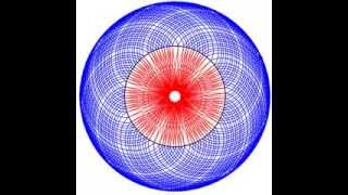 An epicycloid and hypocycloid with an irrational ratio of radii [upl. by Ynaffat]