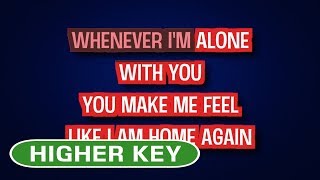 Adele  Lovesong Acoustic Version  Karaoke Higher Key [upl. by Mirabel]