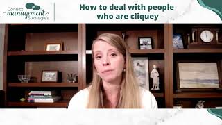 How to deal with people who are cliquey [upl. by Bibah]