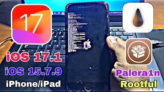 Palera1n new Jailbreak iOS 171  iOS 1579 on iPhoneiPad A8A11 Rootful on Windows working [upl. by Diarmit]