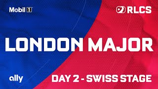 RLCS London Major  Day 2  Swiss Stage  Main Stream [upl. by Rosita326]