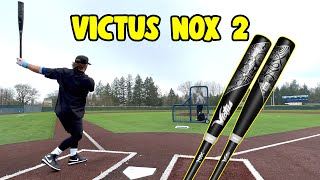 Hitting with the 2023 VICTUS NOX 2  BBCOR Baseball Bat Review [upl. by Ardien]