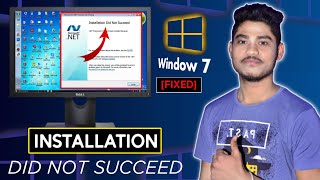 Solved installation did not succeed net framework windows 710 Microsoft Dot Net Installed 2022 [upl. by Nealson]