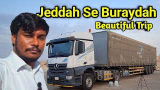 Jeddah Se Buraydah SaudiArabia Truck Driver [upl. by Rubi]