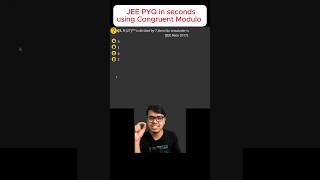 JEE PYQ in seconds Remainder Problems jeemains binomialtheorem [upl. by Rosamund]