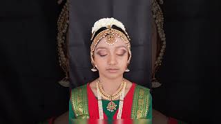 Bharatanatyam easy Makeup steps classicaldance bharatanatyam makeup dancemakeup abhinaya learn [upl. by Cuda]