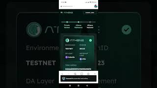 How to Request Free ETH Gas Fee claim in Athene Network [upl. by Yntirb]