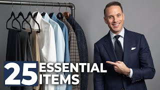 The ULTIMATE Beginner’s Capsule Wardrobe  25 Men’s Wardrobe Essentials [upl. by Ohnuj]