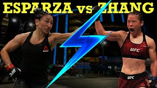 Carla Esparza vs Zhang Weili Analysis and Prediction [upl. by Stephana927]