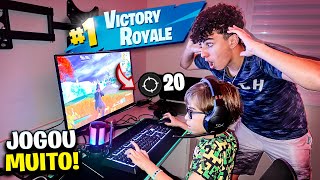 PRIMEIRA VEZ DO VICIADO EM MINECRAFT NO FORTNITE [upl. by Scoter]