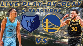 Memphis Grizzlies vs Golden State Warriors  Live PlayByPlay amp Reactions [upl. by Folberth]