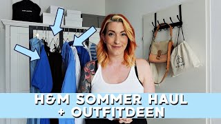 Sommer Outfits amp HampM Haul 2022 – NEW IN SUMMER FASHION Try On MidsizeFashion  Sabrina Sterntal [upl. by Yevette]