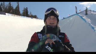 Maddie Mastro 3rd  SB Halfpipe  Mammoth Grand Prix 2016 [upl. by Beitz]