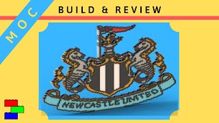 I Used Over 6000 Pieces 😱  LEGO Newcastle United FC Badge  Bricklink Studio 20  MOC [upl. by Halima]