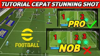 CARA CEPAT MELAKUKAN STUNNING SHOT DI EFOOTBALL 2025 MOBILE [upl. by Aisinut]