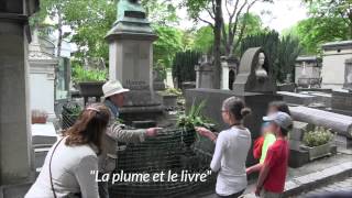 Visite insolite au cimetière du PèreLachaise  la balade nécroromantique de Thierry Le Roi [upl. by Akinam55]