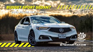 Bargain Performance Sedan 2019 Acura TLX ASpec w Tech Package FWD V6 wAllWheel Steering [upl. by Stine]