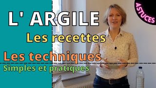 lARGILE verte RECETTES et ASTUCES vidéo pratique [upl. by Dagna]