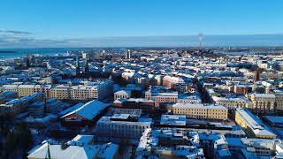 Helsinki South Harbour Drone Footage [upl. by Collayer]