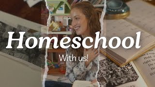 Homeschool with Us  Homeschooling 2nd and 3rd Grade Preschool and Toddler [upl. by Drannek635]