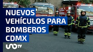 Bomberos de la CDMX estrenan vehículos con alta tecnología [upl. by Yesiad]