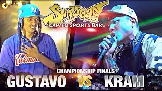 Gustavo vs KRAM Sunugan Freestyle Battle Royale Finals at Capito Sports Bar [upl. by Luas]